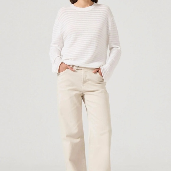 ROLLA'S Denim - ROLLAS Heidi Low Salt Tab Rolla's Cream Boyfriend Jeans